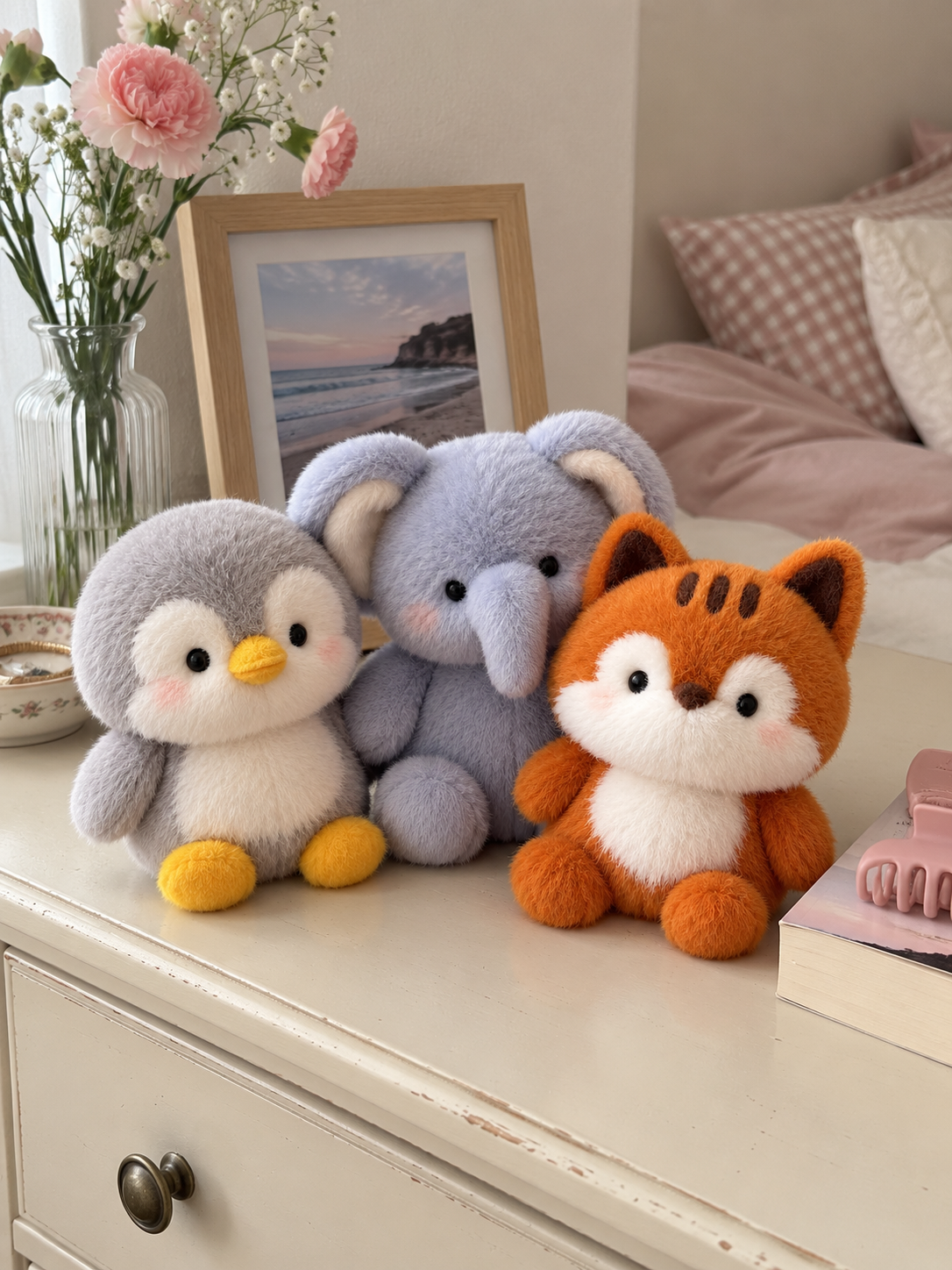 The Plushy Trio – Elli, Finn & Leo